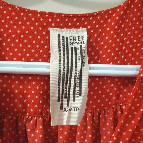 Free People - Uptown Girl Polka Dot and Lace Bodysuit - Size XS - Picture 6 of 10